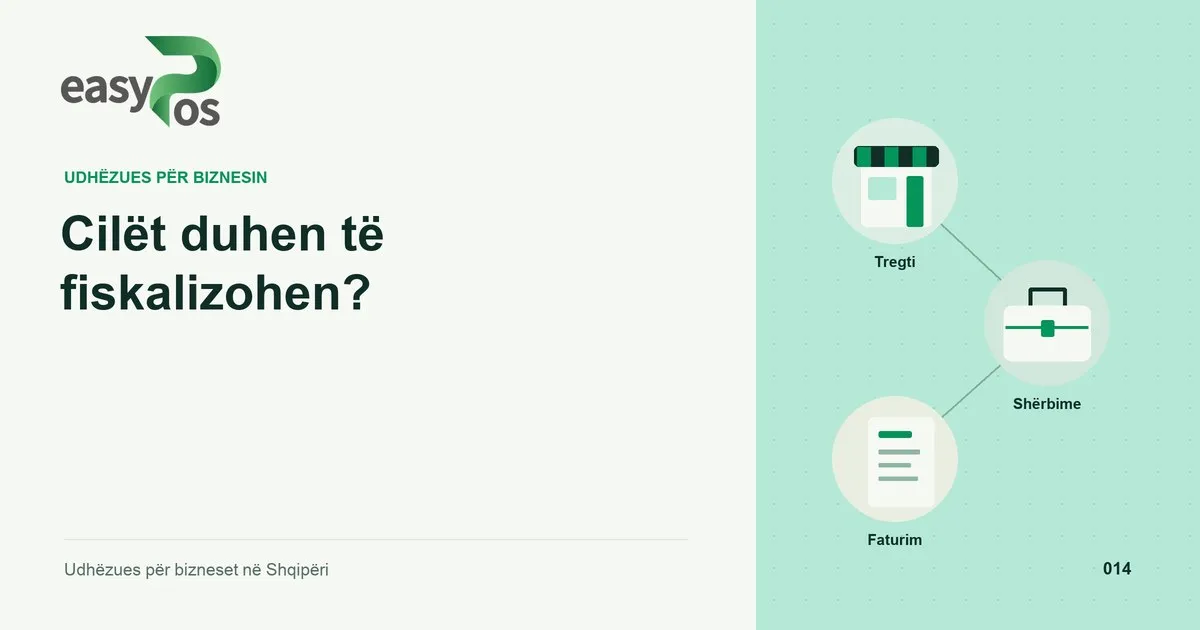 Ilustrim easyPos për artikullin: Cilët duhen të fiskalizohen?