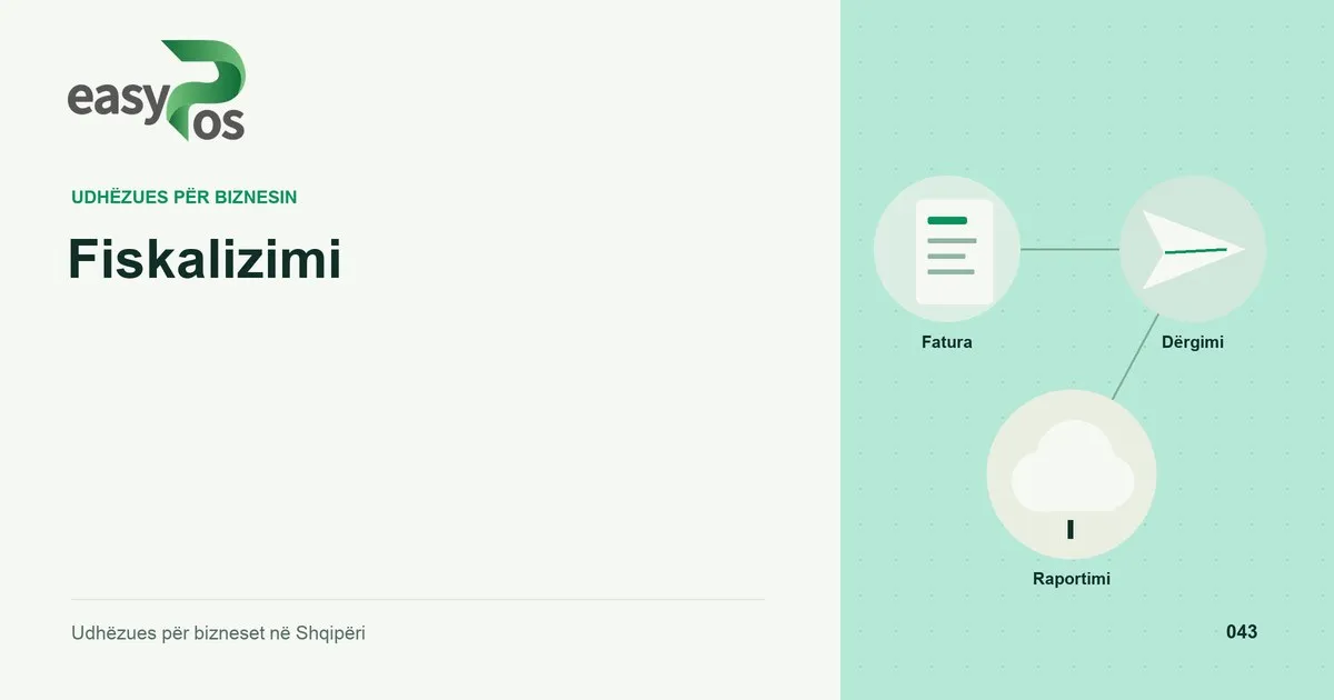 Ilustrim easyPos për artikullin: Fiskalizimi