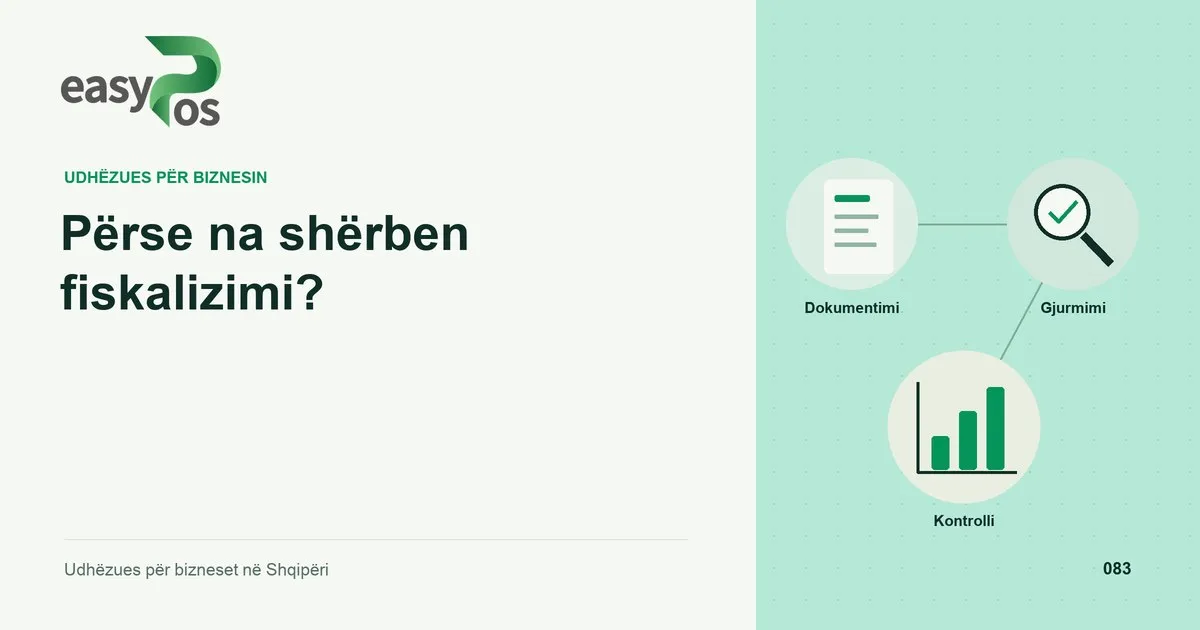 Ilustrim easyPos për artikullin: Përse na shërben fiskalizimi?