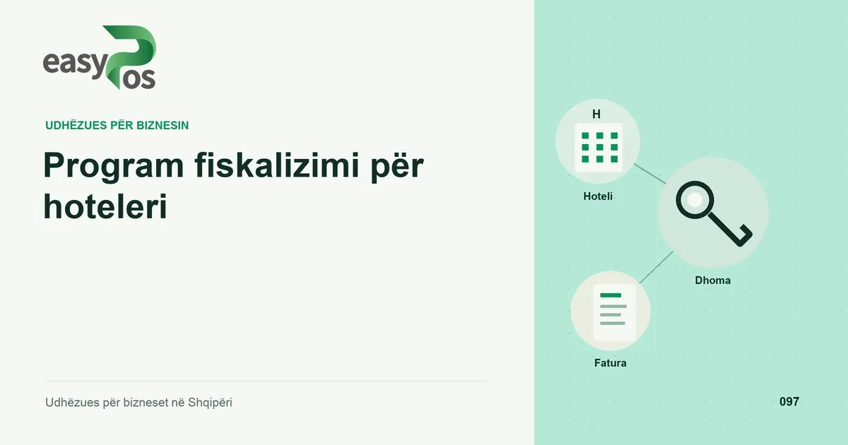 Ilustrim easyPos për artikullin: Program fiskalizimi për hoteleri