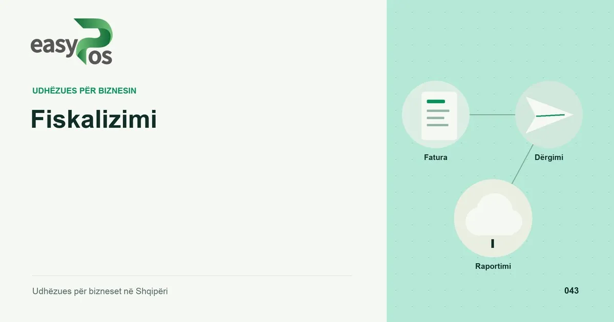 Ilustrim easyPos për artikullin: Fiskalizimi