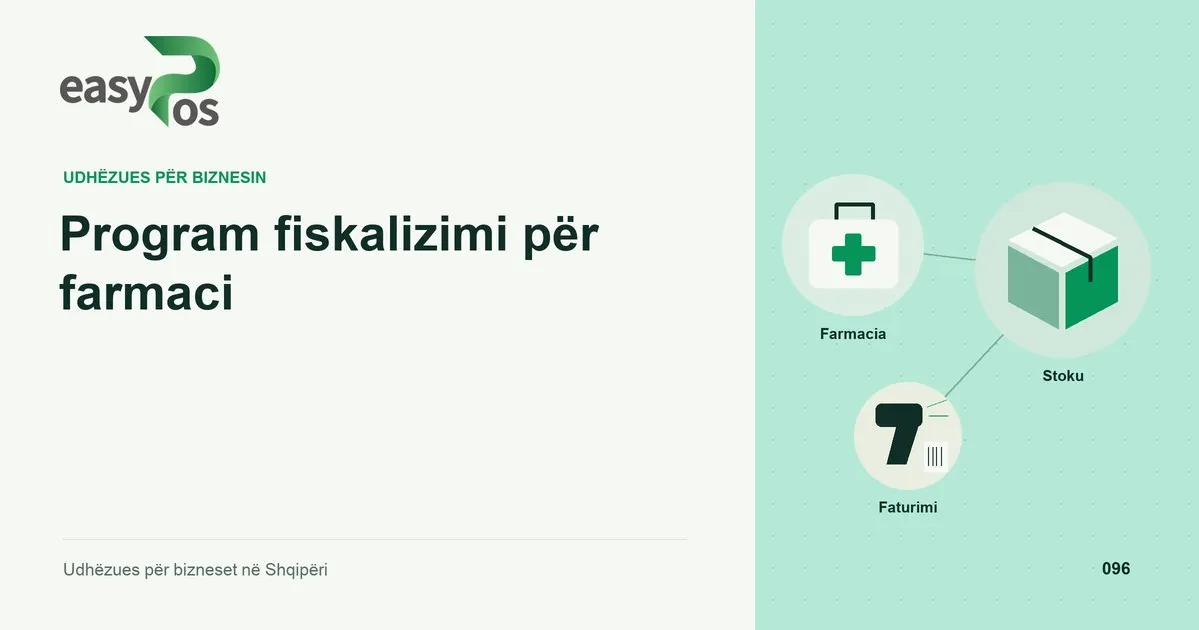 Ilustrim easyPos për artikullin: Program fiskalizimi për farmaci